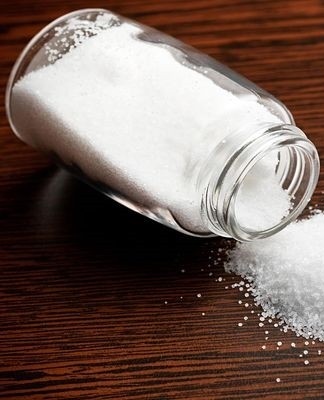salt on the table