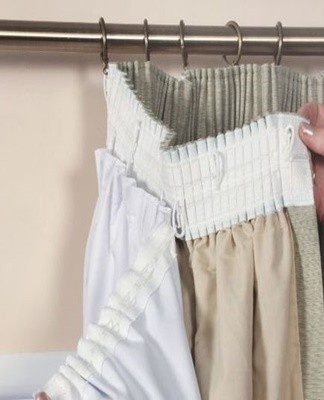 How to choose and sew a tulle curtain strip at home