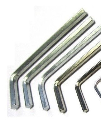 Sometimes it is necessary to use special keys with hexagonal tips.