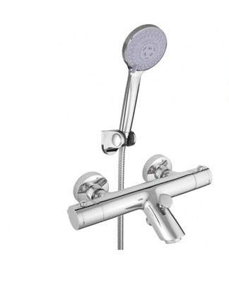 Mixers with a built-in thermostat are made using modern technologies.