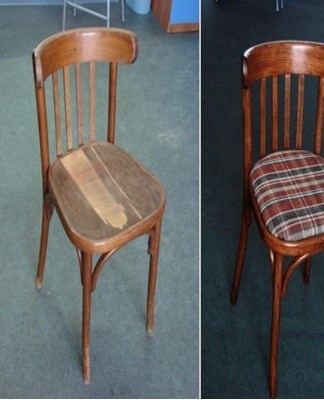 Chairs of the Soviet period were devoid of any special decor.