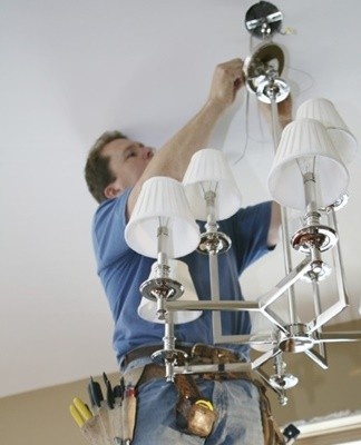 Step-by-step instructions on how to properly hang a chandelier from the ceiling