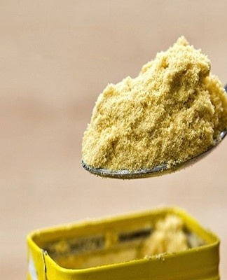 mix the powder with water; soak the fabric in the resulting solution for 15-20 minutes;