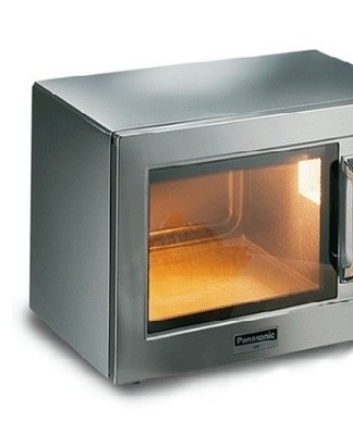 Externally, a microwave transformer looks like a block with coils.