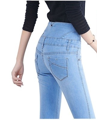 Fashionistas specially cooked jeans so that they acquired a characteristic color.