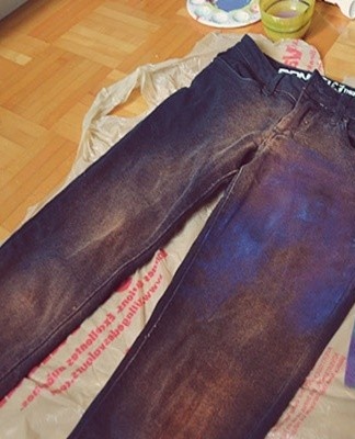 The easiest way to achieve long-lasting color is to use professional fabric dyes.