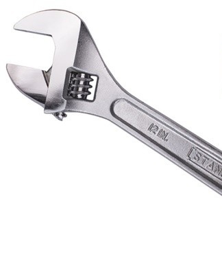 An adjustable wrench is considered a universal tool, since it can replace a whole set of spanners.