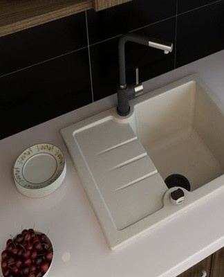 Household chemicals designed for composite surfaces will help remove stains.