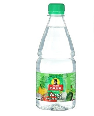 Perfectly removes odors and disinfects the surface of the vinegar solution.