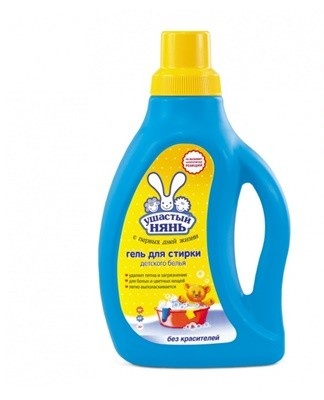 When using a gel that looks like liquid soap, colored items do not fade