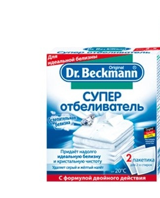 Bleach is for white and light-colored materials.