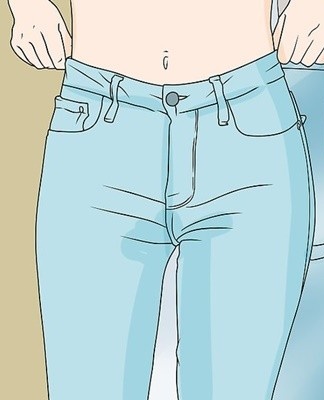 Instead of gussets, they sew in knitted ribbon or stretch fabric.