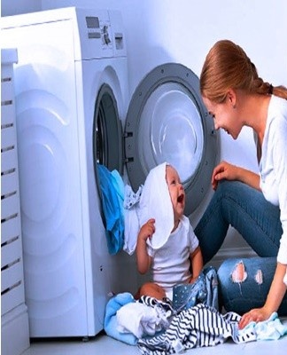  Ordinary powder does not completely rinse out of fabric fibers