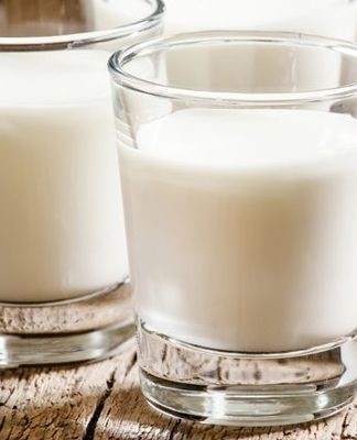 kefir in a glass