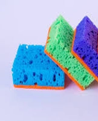 sponge and foam