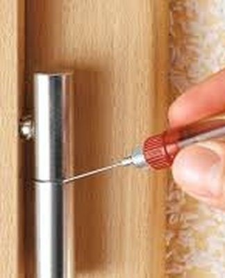 lubricating the hinges