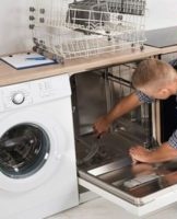 Step-by-step instructions on how to install a dishwasher in a finished kitchen