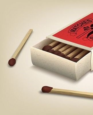 matches the material