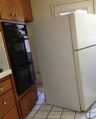  paint covers old refrigerators, they are able to cover cracks and chips