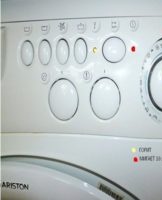 How to determine the error code of the Hotpoint Ariston washing machine