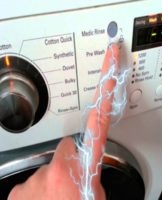 The main reasons and what to do in case of electric shock from the washing machine