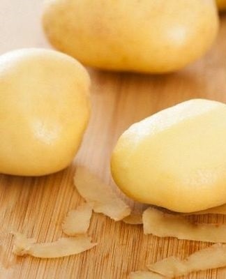 raw potatoes