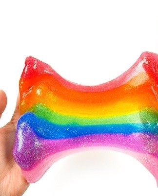 Use liquid acrylic paints or food coloring to color the mucus.