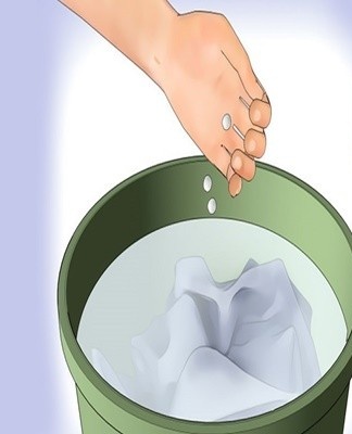 If the blister is paper, the medicine can be left in place and not removed.