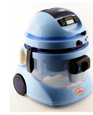 The integrated separator, rotating the water, ensures the suction of dust and debris which settles at the bottom of the tank.