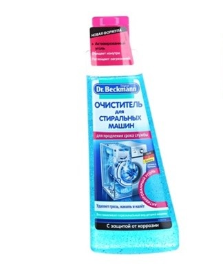 Dr. Beckman liquid agent has a bluish color, has a specific smell.