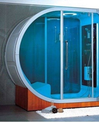 The metal parts of the toilets are washed without abrasive powders.