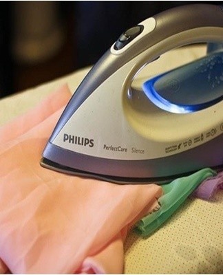 It is recommended to iron a synthetic or woolen item from the inside out.