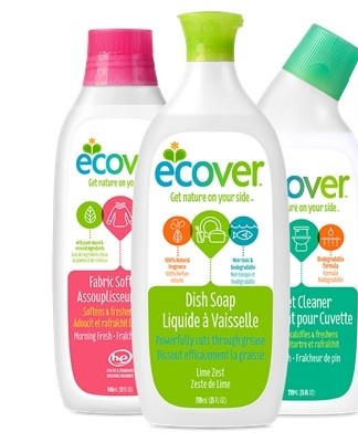 Ecover is a Belgian company that manufactures ecological cleaning products for the home.