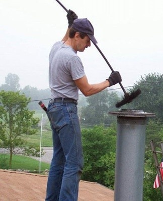 Stove pipes have been around for hundreds of years, and in that time many ways have been invented to clean them.