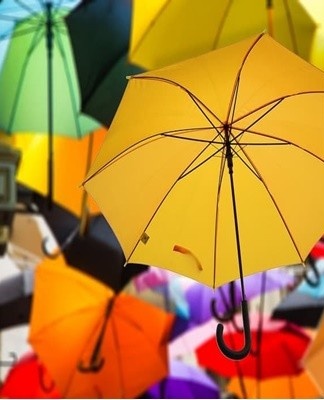 A wet umbrella folded in a cover acquires a specific smell, and over time it begins to leak.