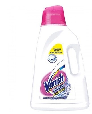 When choosing whitening agents, consider Vanish Oxi Action.