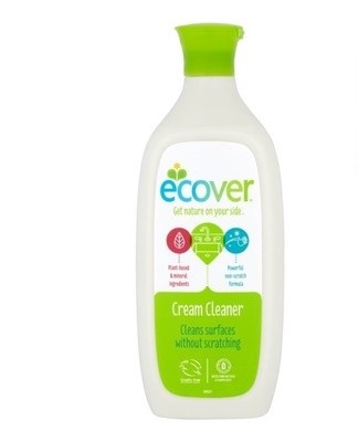 Ecover is able to remove limescale, rust stains, traces of grease and dust from dirty surfaces.