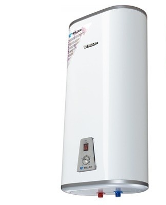 The boiler with an 80-liter enameled tank has a three-position power switch,