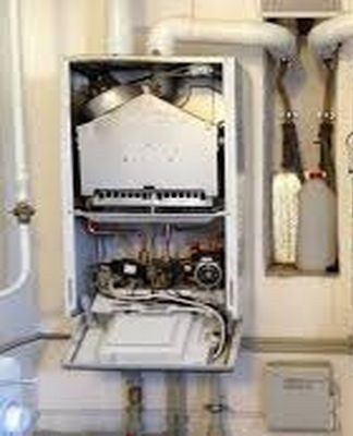 disassembly of the boiler