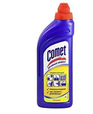 Remove from heat, wipe dry. Placed in the "Comet" solution