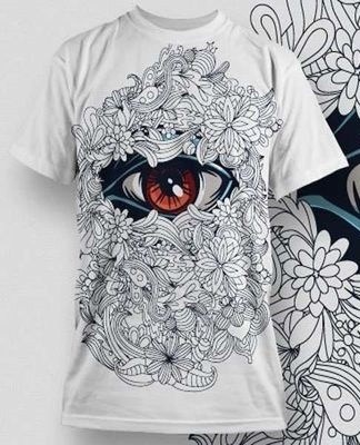 pattern on t-shirt
