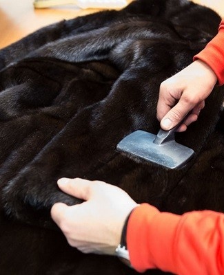 dry cleaning a fur coat
