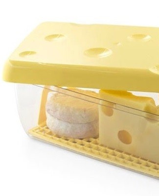 cheese in a container