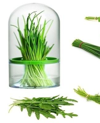 greens in a container