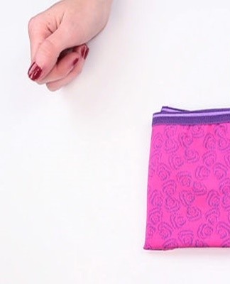 The disadvantages of this method include the complexity of implementation and the fact that the thing is strongly crumpled during storage.