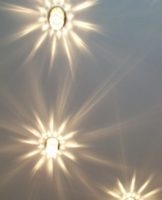 What are the best fixtures for a stretch ceiling, design and installation