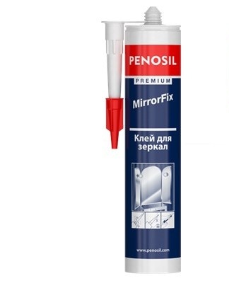 This adhesive is suitable for installing mirrors up to six millimeters thick.