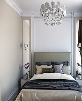 Very nice - beige walls, golden interior items.