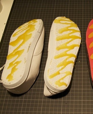 PVC glue is characterized by increased elasticity and is used to repair leather shoes