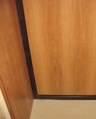 Instead of wallpaper or paint, you can use one-sided sandwich panels.